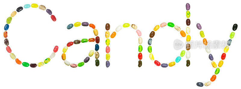 Jelly beans是Candy的拼法